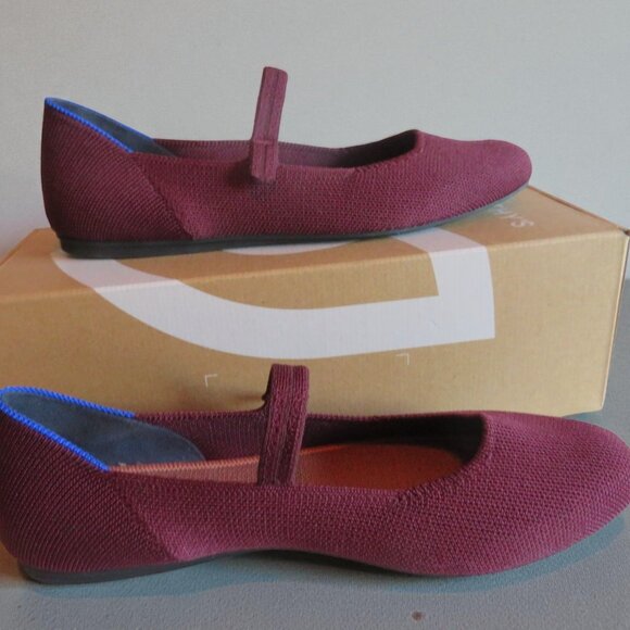 Rothy's The Square Mary Jane (Woman's 8M) SYRAH, New in Box - Picture 4 of 16